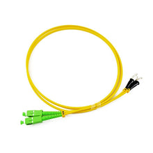 Charger l'image dans la galerie, 10pcs SC TO FC A PC UPC Fiber Optic patch cord single mode Duplex sm dx 3m meters 3.0mm PVC FTTH Optic Cable - fusion splicer,splicing machine,otdr,fiber tool kits-TEKCN fusion splicer