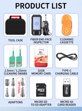 Charger l'image dans la galerie, Kits de nettoyage de sonde d'inspection de Fiber TC-400, nettoyeur de Fiber optique, connecteur de stylo, Cassette de nettoyage
