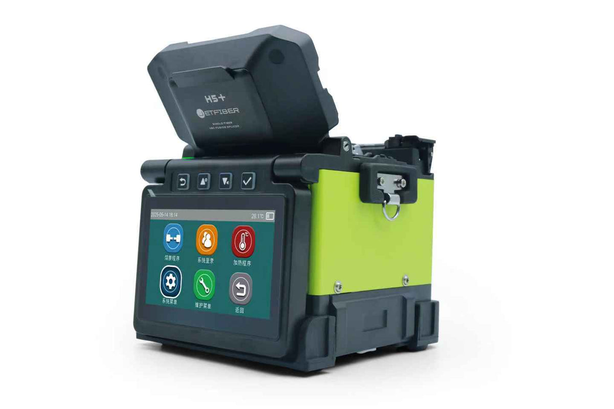 JETFIBER H5+ Core Alignment Fusion Splicer | 5s Splice, GPU, 240 Cycles ...